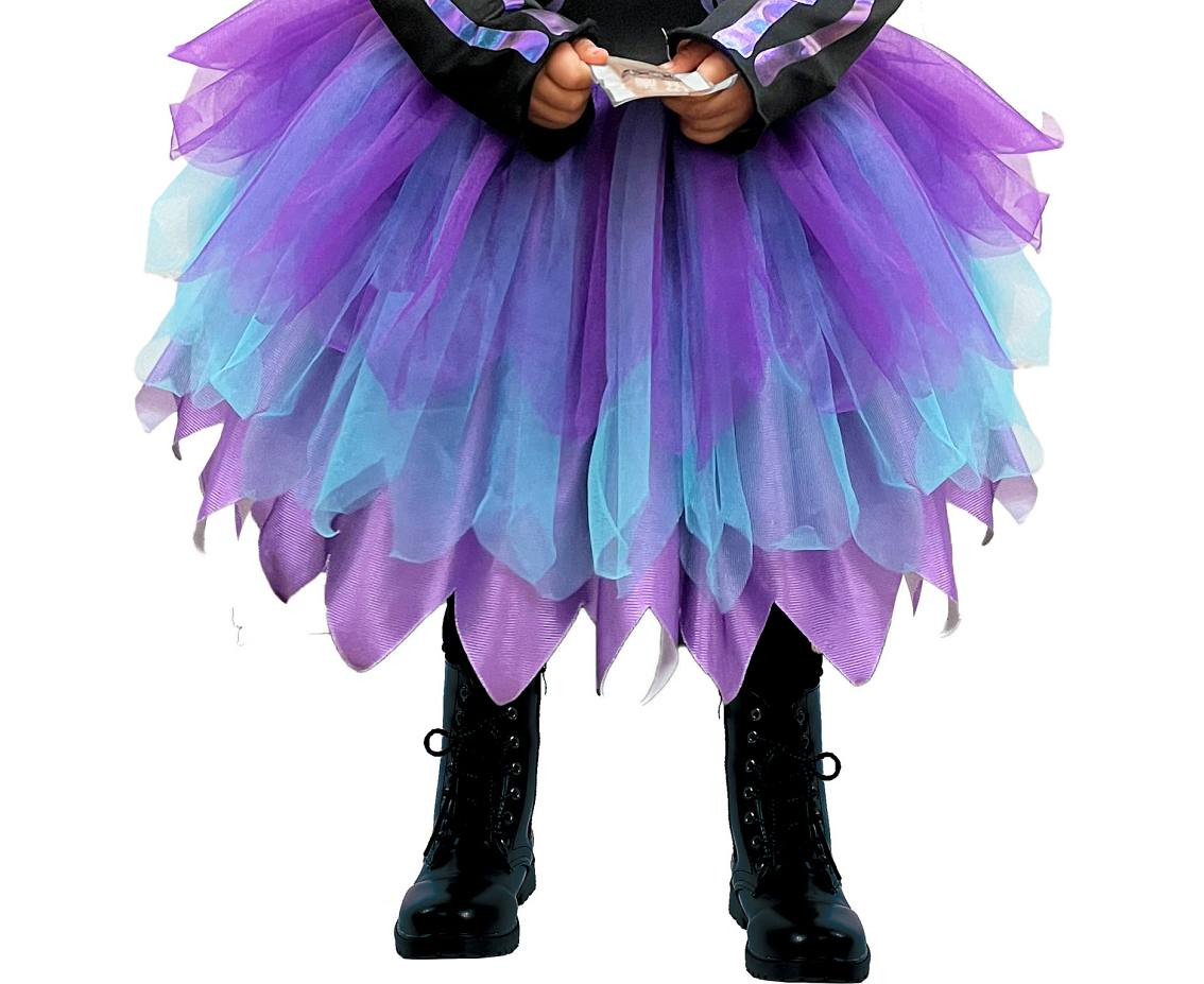 Costume for child Shiny Skeleton (dress), size 92/104 cm
